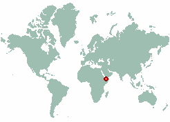 Aden International Airport in world map